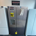 36” GE (28 Cu.Ft) Side by Side Refrigerator with Ice and Water Dispenser (Stainless Steel)