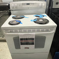 GE 30” (5.0 Cu.Ft) Electric Free Standing Coil Range Stove with 4 Burners (White)