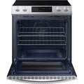 30” Samsung (6.3 Cu.Ft) Electric Slide-in Range Stove with Fan Convection Oven - Wi-Fi Connectivity (Stainless Steel) 5 Elements
