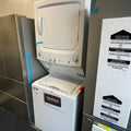 27” GE Electric 4.4 Cu.Ft (I.E.C) Washer and 5.9 Cu.Ft Dryer Laundry Centre (White)