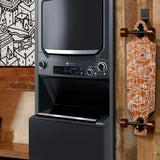 27” GE Laundry Center Washer (4.5 Cu.Ft) Dryer (5.9 Cu.Ft) Diamond Grey