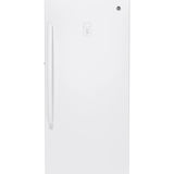 28.5” GE (14.1 Cu.Ft) Frost Free Upright Freezer (Energy Star) White