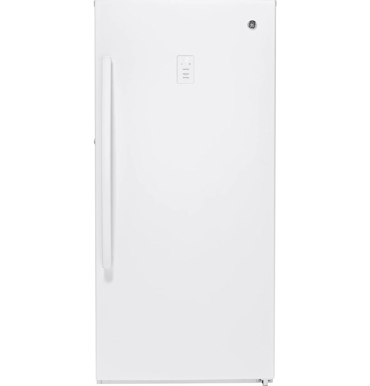 28.5” GE (14.1 Cu.Ft) Frost Free Upright Freezer (Energy Star) White