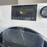 GE 24” (4.1 Cu.Ft) Vented Electric Dryer Stainless Steel Drum in White - ENERGY STAR