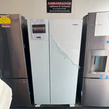33” Whirlpool (22 Cu.Ft) Side-by-Side Refrigerator (White)