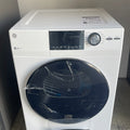 GE 24” (4.1 Cu.Ft) Vented Electric Dryer Stainless Steel Drum in White - ENERGY STAR