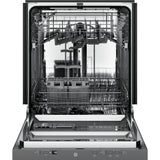 GE 24” Top Control Dishwasher with Sanitize Cycle (Stainless Steel)