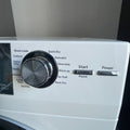 GE 24” (4.1 Cu.Ft) Vented Electric Dryer Stainless Steel Drum in White - ENERGY STAR
