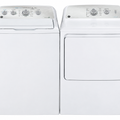 27” GE Top Load Washer (4.9 Cu.Ft) & Dryer (7.2 Cu.Ft) Set - White