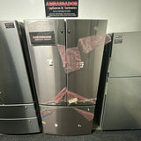 33” GE (24.7 Cu.Ft) French Door Refrigerator with Internal Water Dispenser and Icemaker in Fingerprint Resistant Stainless Steel - ENERGY STAR