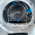 GE 24” (4.1 Cu.Ft) Vented Electric Dryer Stainless Steel Drum in White - ENERGY STAR