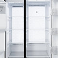 36” GE (28 Cu.Ft) Side by Side Refrigerator with Ice and Water Dispenser (Stainless Steel)