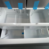 GE 36” (22.1 Cu.Ft) Counter Depth French Door Refrigerator With Exterior Water & Ice Dispenser