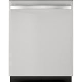 GE 24” Top Control Dishwasher with Sanitize Cycle (Stainless Steel)