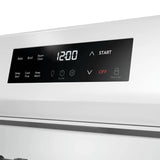 Frigidaire 30” (5.1 Cu.Ft) Gas Range Stove 5 Burner Quick Boil Cooktop with Even Bake technology and Steam Clean (White)