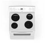 GE 30” (5.0 Cu.Ft) Electric Free Standing Coil Range Stove with 4 Burners (White)