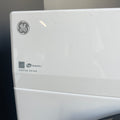 GE 24” (4.1 Cu.Ft) Vented Electric Dryer Stainless Steel Drum in White - ENERGY STAR