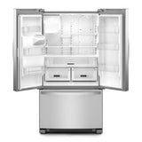 36” Whirlpool (25 Cu.Ft) French Door Refrigerator with Water & Ice Dispenser (Stainless Steel)