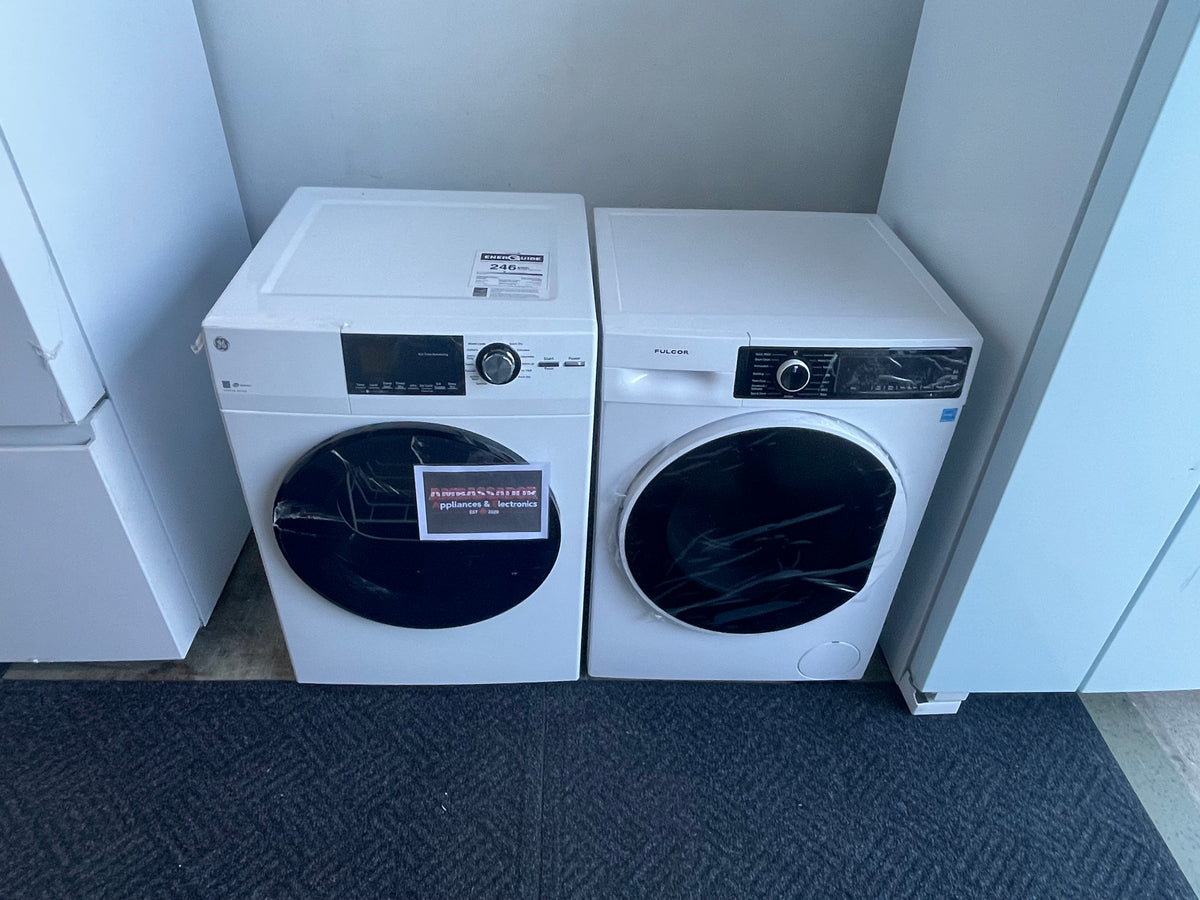 24” Front Load Washer (Fulgor Milano 2.2 Cu.Ft) & Dryer (GE 4.1 Cu.Ft)