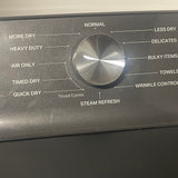 Whirlpool 29” (7.0 Cu.Ft) Electric Vented Dryer (Volcano Black) Steam