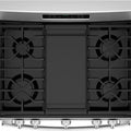 GE 30” (5.0 Cu.Ft) Gas Range Stove with Steam clean & Precise Simmer Burner Broil drawer Oven in Stainless Steel