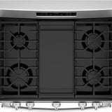 GE 30” (5.0 Cu.Ft) Gas Range Stove with Steam clean & Precise Simmer Burner Broil drawer Oven in Stainless Steel
