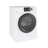 GE 24” (4.1 Cu.Ft) Vented Electric Dryer Stainless Steel Drum in White - ENERGY STAR