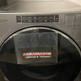 27” Whirlpool (7.4 Cu.Ft) Stackable Electric Vented Dryer with Moisture Sensing, Steam & Energy Star - Chrome Shadow