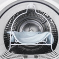 GE 24” (4.1 Cu.Ft) Vented Electric Dryer Stainless Steel Drum in White - ENERGY STAR