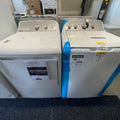 27” GE Top Load Washer (4.9 Cu.Ft) & Dryer (7.2 Cu.Ft) Set - White