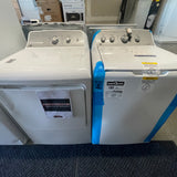 27” GE Top Load Washer (4.9 Cu.Ft) & Dryer (7.2 Cu.Ft) Set - White