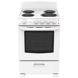 GE 24” (2.9 Cu.Ft) Freestanding Electric Coil Range Stove