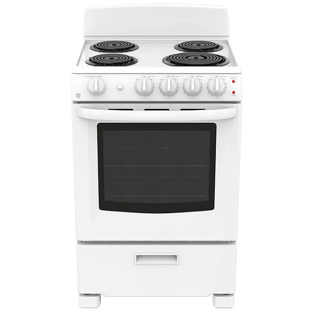 GE 24” (2.9 Cu.Ft) Freestanding Electric Coil Range Stove
