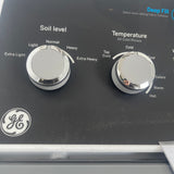 27” GE (4.9 Cu.Ft) Top Load Washer with Agitator (White)