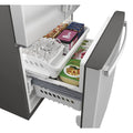 33” GE (24.7 Cu.Ft) French Door Refrigerator with Internal Water Dispenser and Icemaker in Fingerprint Resistant Stainless Steel - ENERGY STAR