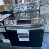 30” Samsung (6.3 Cu.Ft) Electric Slide-in Range Stove with Fan Convection Oven - Wi-Fi Connectivity (Stainless Steel) 5 Elements