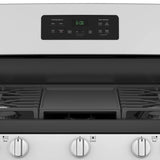 GE 30” (5.0 Cu.Ft) Gas Range Stove with Steam clean & Precise Simmer Burner Broil drawer Oven in Stainless Steel