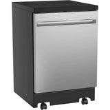 24” GE Portable Stainless Steel Dishwasher