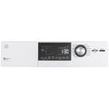 GE 24” (4.1 Cu.Ft) Vented Electric Dryer Stainless Steel Drum in White - ENERGY STAR