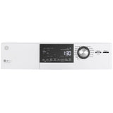 GE 24” (4.1 Cu.Ft) Vented Electric Dryer Stainless Steel Drum in White - ENERGY STAR