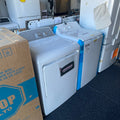 27” Top Load Moffat Washer & GE Dryer Set (White)