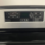 30” Amana (4.8 Cu.Ft) Stainless Steel Electric 4 Element Range Stove with Extra-Large Oven Window