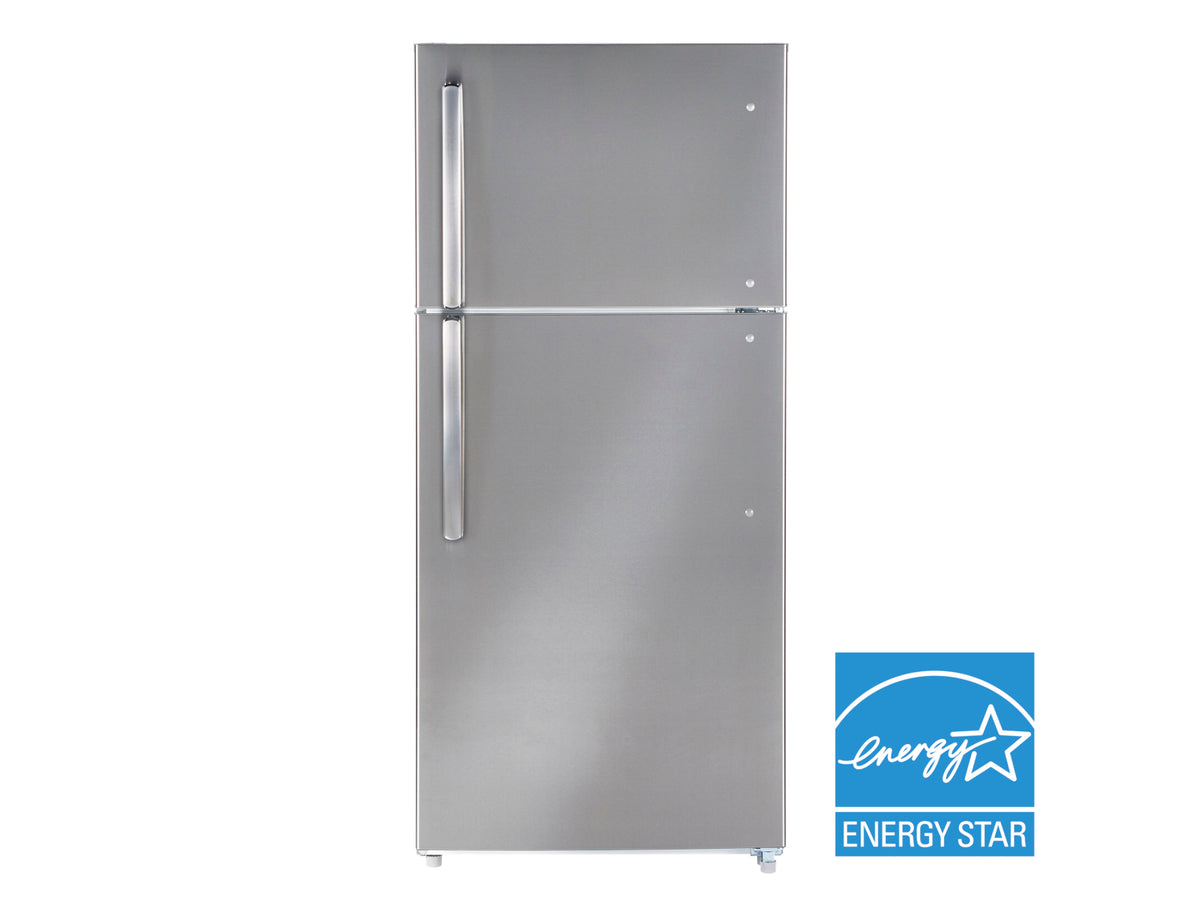 30” Moffat (18 Cu.Ft) Top Freezer Refrigerator Stainless Steel