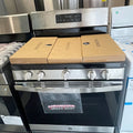 GE 30” (5.0 Cu.Ft) Gas Range Stove with Steam clean & Precise Simmer Burner Broil drawer Oven in Stainless Steel