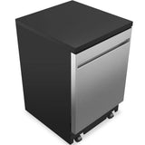 24” GE Portable Stainless Steel Dishwasher