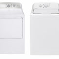 27” Top Load Moffat Washer & GE Dryer Set (White)