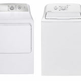 27” Top Load Moffat Washer & GE Dryer Set (White)