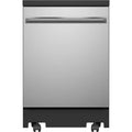 24” GE Portable Stainless Steel Dishwasher