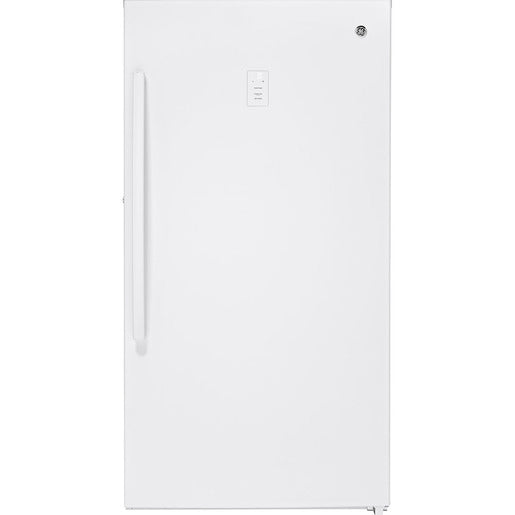 32.87” GE (17.3 Cu.Ft) Frost Free Upright Freezer (White)