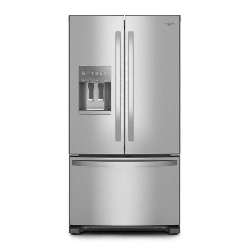 36” Whirlpool (25 Cu.Ft) French Door Refrigerator with Water & Ice Dispenser (Stainless Steel)